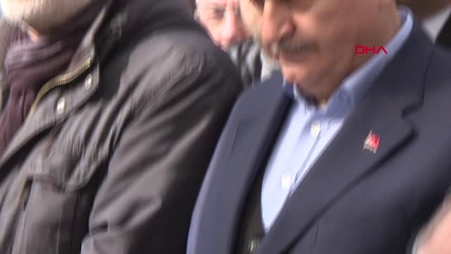Binali Yıldırım Cenaze Törenine Katıldı