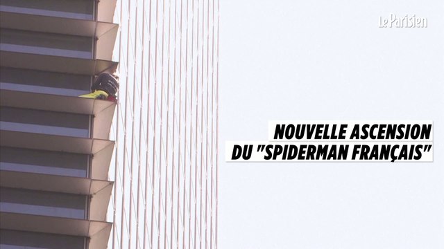 Le Spiderman français escalade un gratte-ciel à Manille