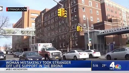 NYC Woman Mistakenly Took Stranger Off Life Support