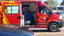 Motociclista fica ferido na Avenida Tancredo Neves