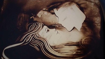 Kum ressamlarının nefes kesen yarışması