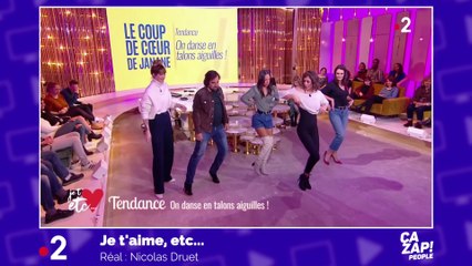 Cours de danse sensuelle en talons aiguilles sur France 2 !