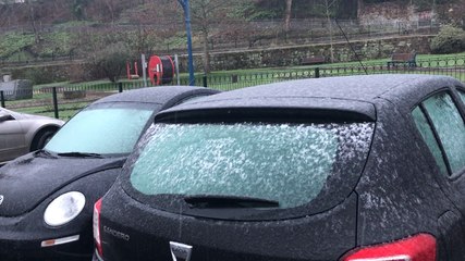 La neige à Vire le 29 janvier