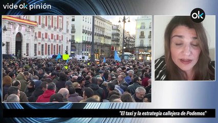 María Claver: "El taxi y la estrategia callejera de Podemos"