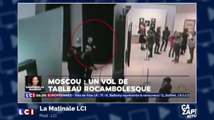 La vidéo incroyable d'un vol de tableau en plein jour dans un musée !