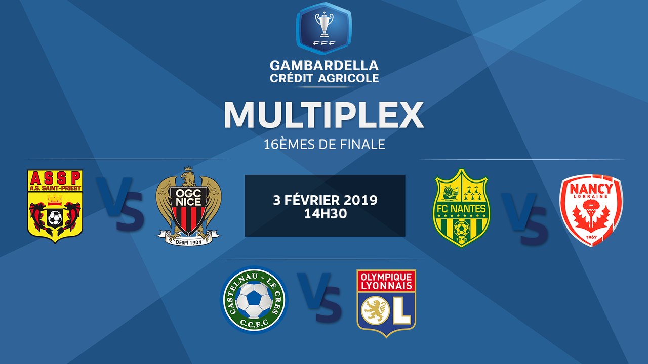 COUPE GAMBARDELLA-CA I MULTIPLEX 16e de finale - 03/02/19