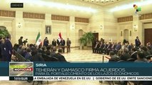Irán y Siria fortalecen sus lazos de cooperación bilateral