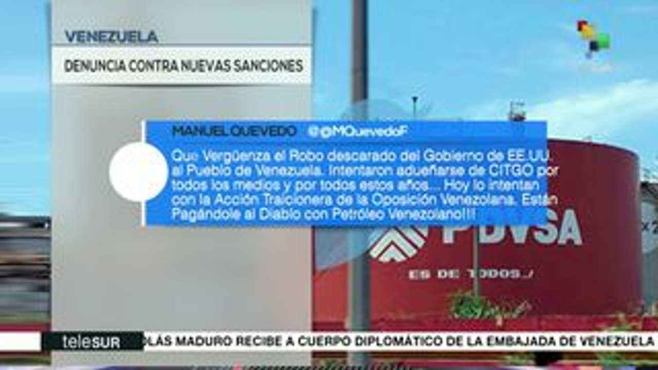 Ministro de Petróleo de Venezuela denuncia intento de robo de Citgo