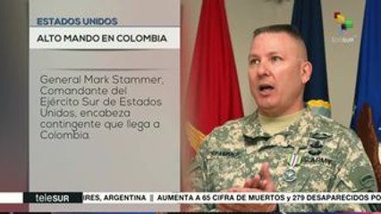 Alto mando militar de EE.UU. llega a Colombia