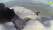 Video Captures Moment Chicago Police Form Human Chain To Rescue Man And Dog From Frozen Lake Michigan