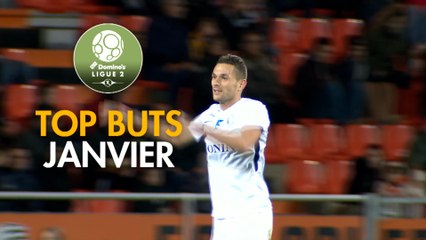 Top Buts Domino's Ligue 2 - Janvier (saison 2018/2019)
