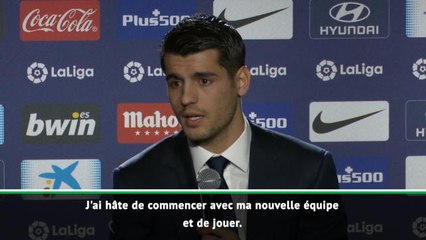 Atlético - Morata : "J'ai hâte de commencer"