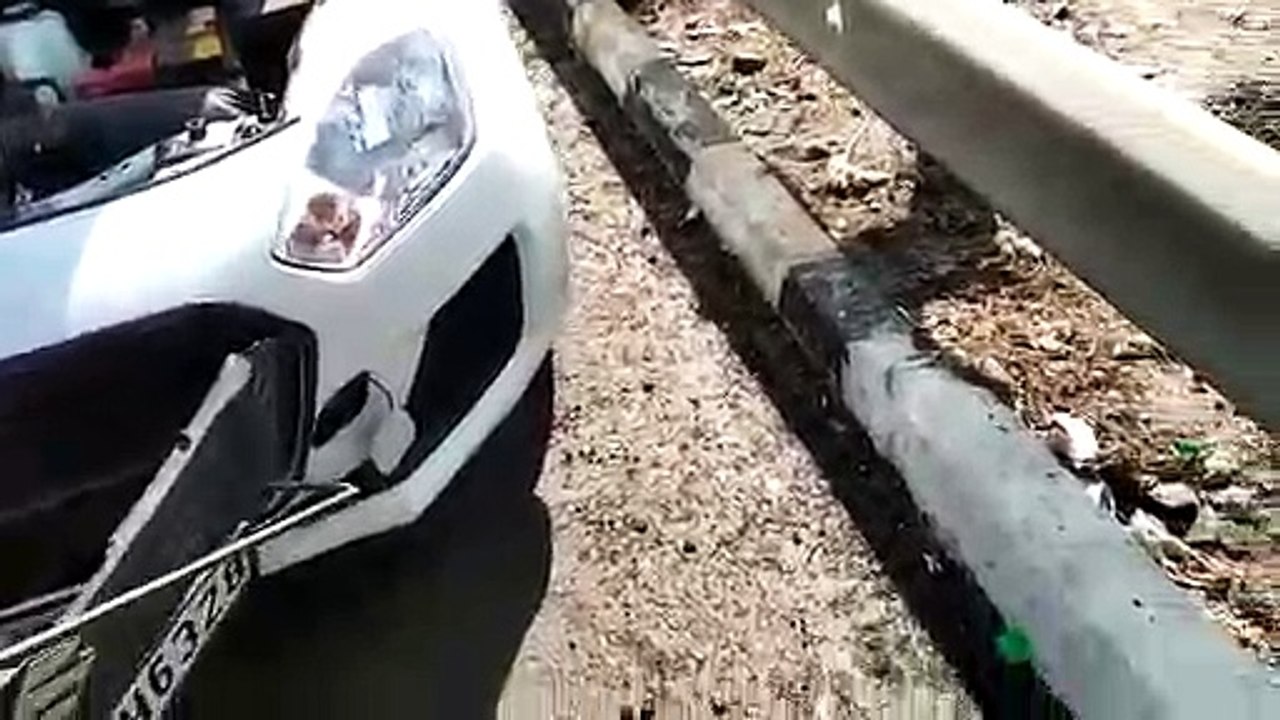 Monkey Inside Car Accident 2019 In India