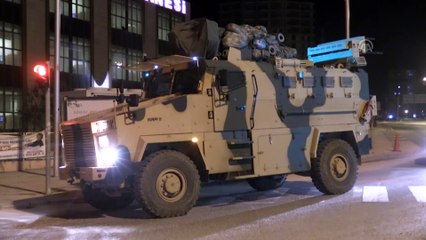 Suriye sınırına sevk edilen komandolar Kilis'e ulaştı