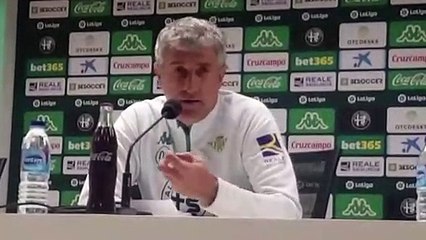 Setién desgrana los aspectos a Mejorar del Betis tras los Últimos Resultados