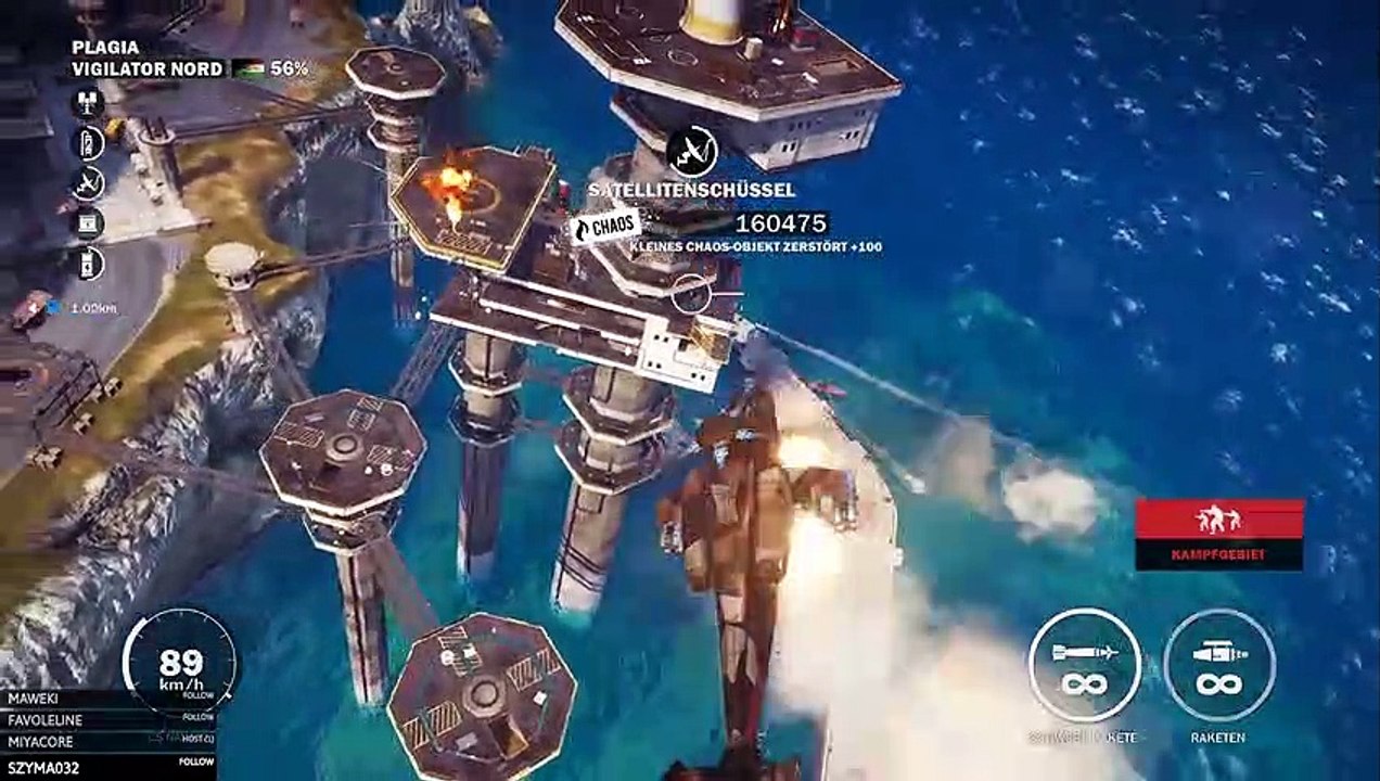 Meine Flugkünste demonstrieren. Just Cause 3 #8.6