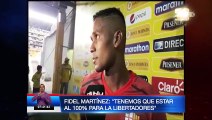 Fidel Martínez- “Tenemos que estar al 100% para la libertadores”