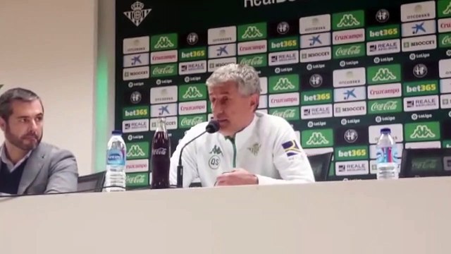 La 'Rajada' de Quique Setién contra el Arbitraje de Estrada Fernández en el Athletic-Betis