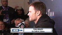 Tom Brady Responds To LeBron James Comparisons