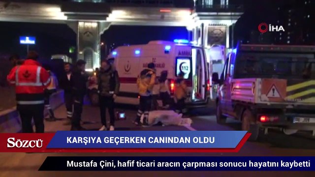 Başkent'te karşıya geçerken canından oldu
