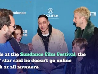 Pete Davidson Is Still Avoiding Social Media
