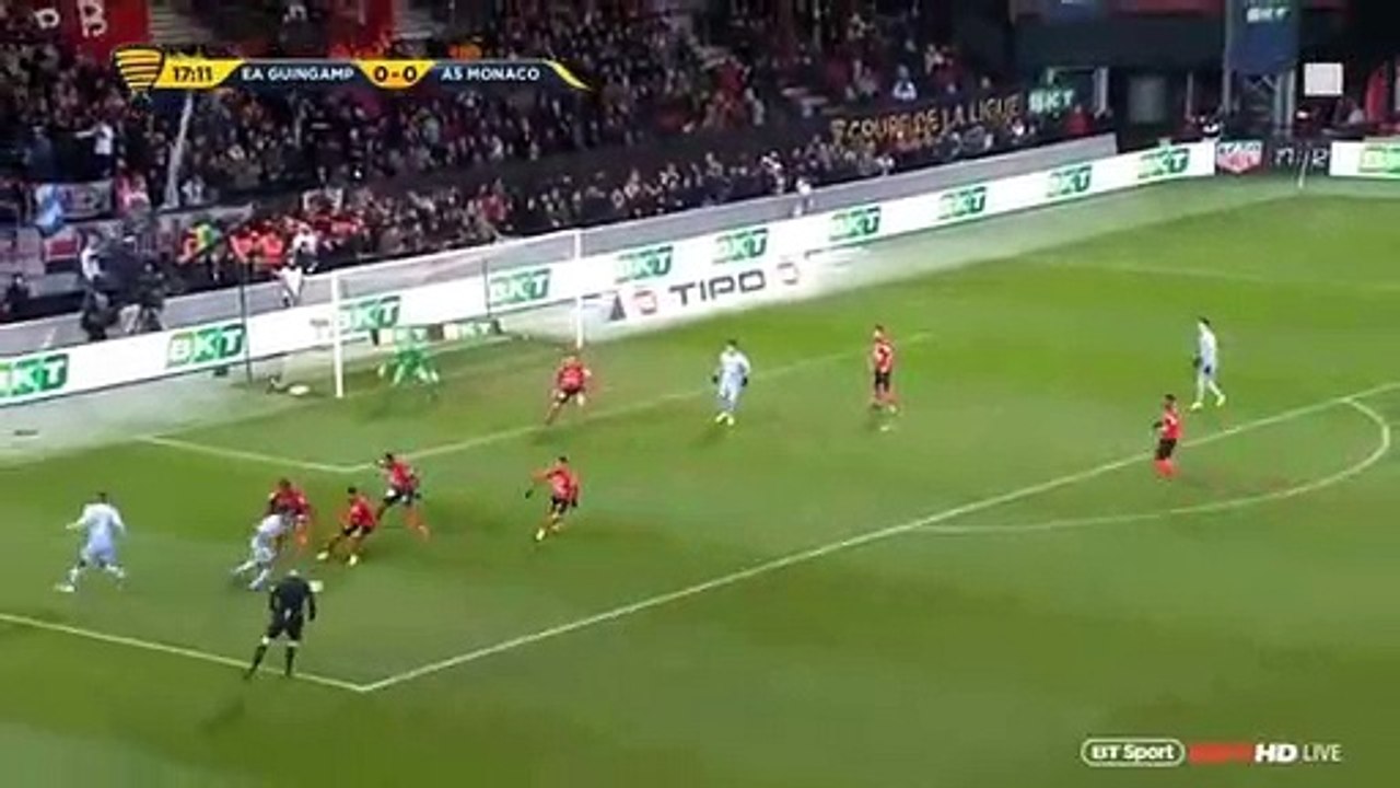 Résumé Guingamp - Monaco but But Rony Lopes
