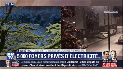 Tempête Gabriel: 5000 foyers privés d'électricité en Charente-Maritime