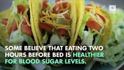 Eating Before Bed Is Fine, Study Says