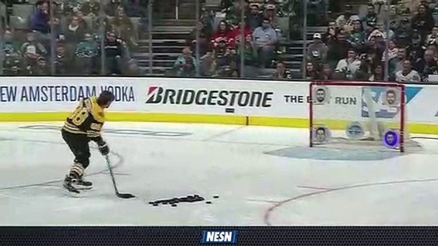 Bruins Pregame Shootout: David Pastrnak Wins Accuracy Contest
