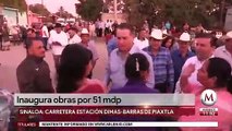 Inauguran obras por 51 mdp en Sinaloa