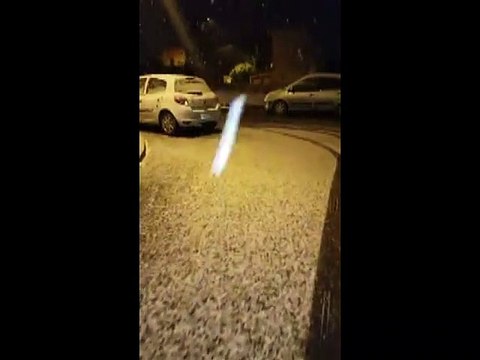 2cm de Neige dans Trets en soirée et 4 à St Jean du Puy 29janvier 2019