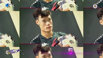 Thủ môn quốc dân Bùi Tiến Dũng "cực ngầu" trong buổi chụp hình áo đấu của CLB Hà Nội | HANOI FC
