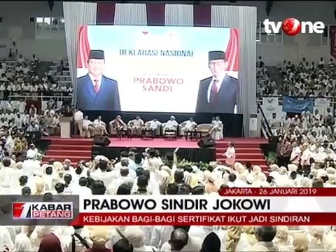 Calon Presiden 02 Gencar Sindir Kubu Petahana