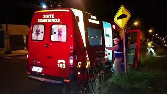 Homem ferido na Rua Pio XII mobiliza o Siate