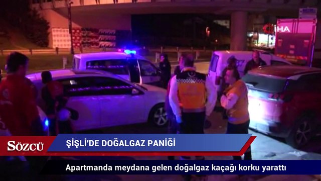 Şişli’de doğalgaz kaçağı apartman sakinlerini ayağa kaldırdı