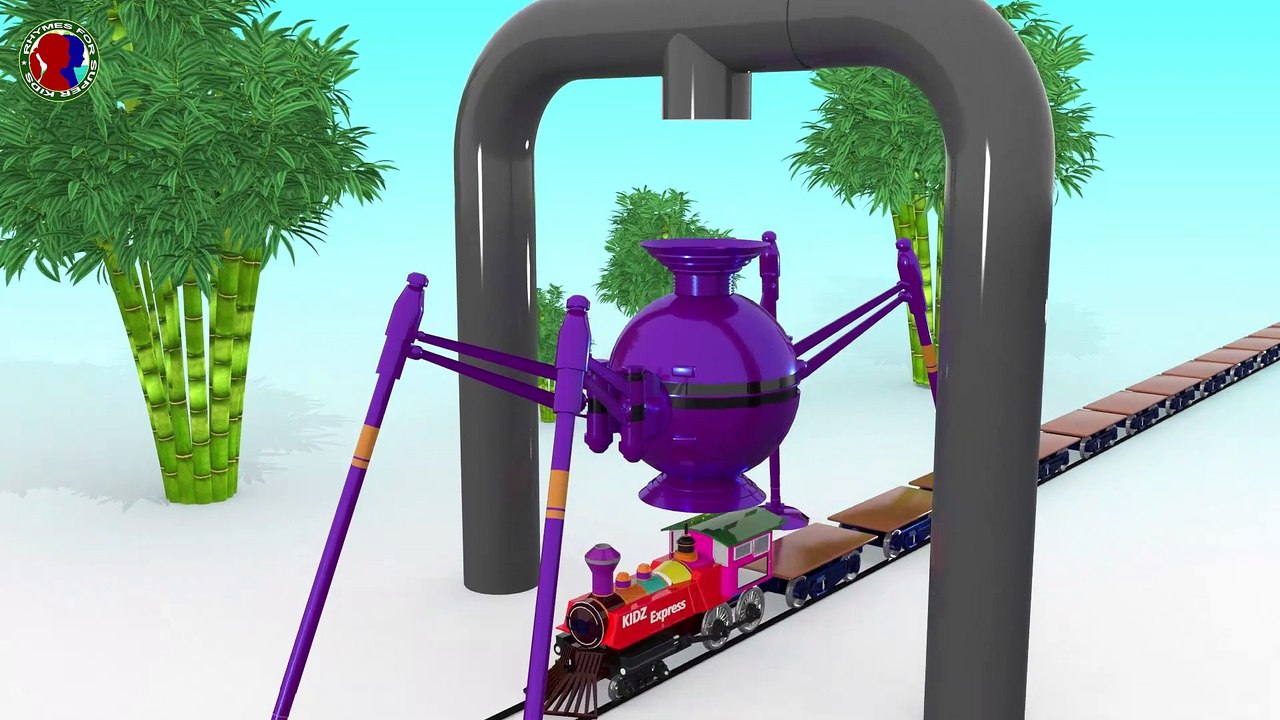 Learn Alphabets With Wooden Train For Childrens ## || abcd rhymes