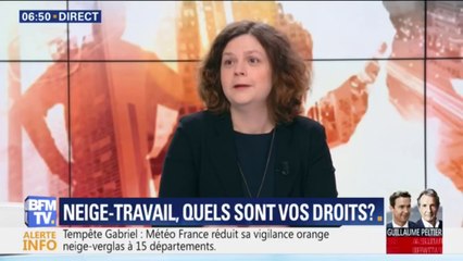 À cause de la neige, ai-je le droit de ne pas aller au travail ? 