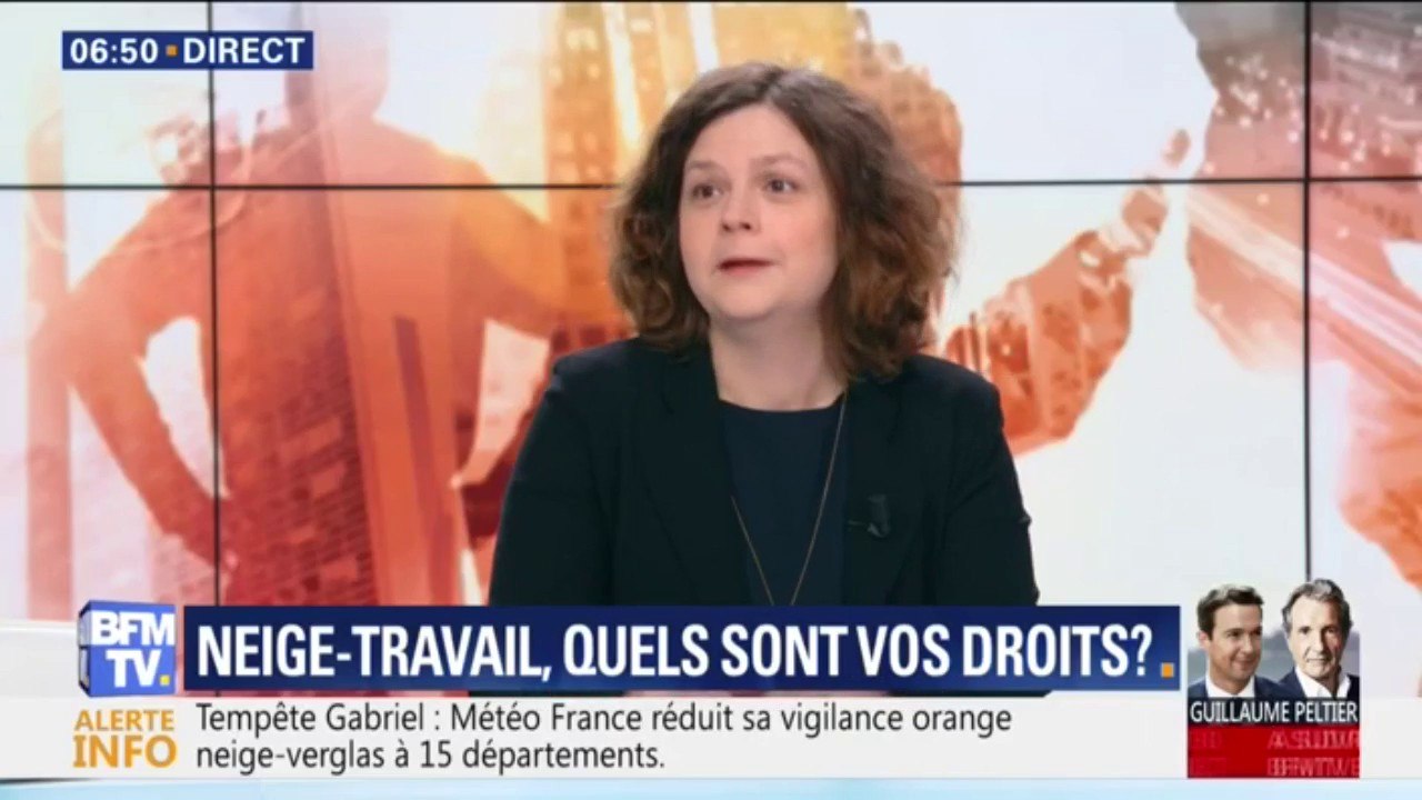 À cause de la neige, ai-je le droit de ne pas aller au travail ? 