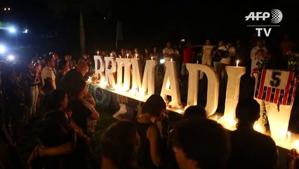 Vigilia en honor a las víctimas del accidente minero en Brasil