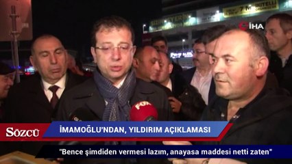 Download Video: Ekrem İmamoğlu'ndan, Binali Yıldırım açıklması