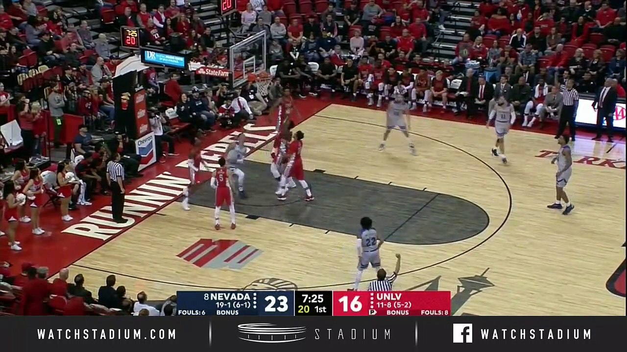 No. 8 Nevada vs. UNLV Basketball Highlights (2018-19)