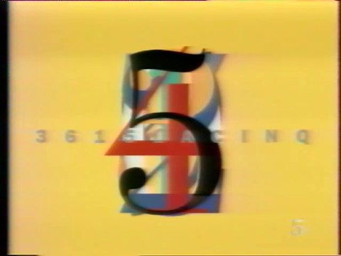 La 5 - Octobre 1991 - Bandes annonces, spot promo 36 15 La Cinq , jingle Séduction