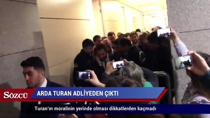 Arda Turan adliyeden çıktı