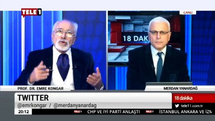 18 Dakika - (12 Aralık 2018) Merdan Yanardağ & Prof. Dr. Emre Kongar - Tele1 TV