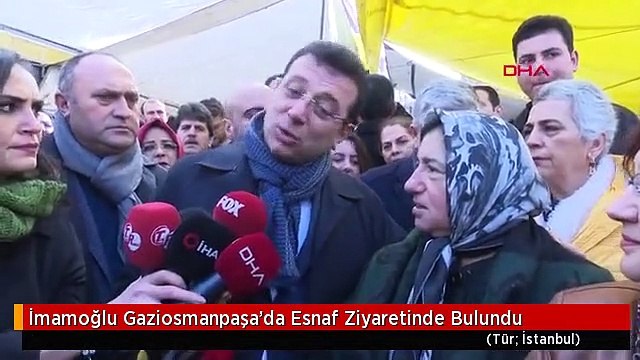 İmamoğlu Gaziosmanpaşa'da Esnaf Ziyaretinde Bulundu