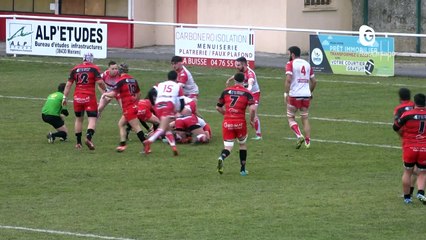 Reportage - Et une victoire pour le SO Voiron Rugby qui se rapproche de son objectif !