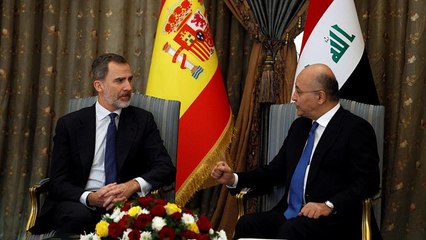 Felipe VI llega por sorpresa a Irak para soplar las velas junto a las tropas españolas
