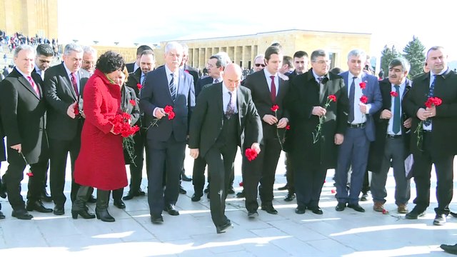 Tunç Soyer Anıtkabir'i ziyaret etti - ANKARA