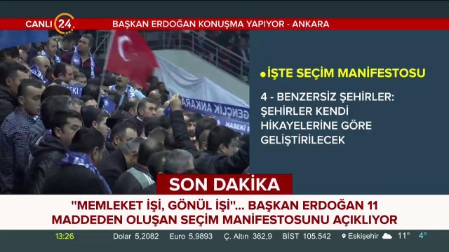 AK Parti 31 Mart manifestosu