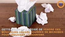 Cette start-up vend des mouchoirs usagés pour s'immuniser contre les maladies !